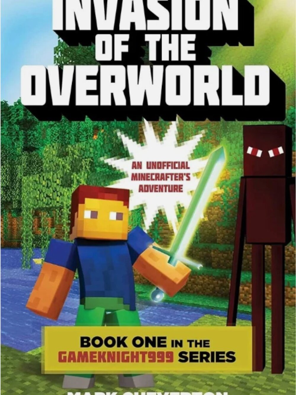 5/$15 Book Invasion of Overworld Cheverton #1 Minecrafters GameKnight999